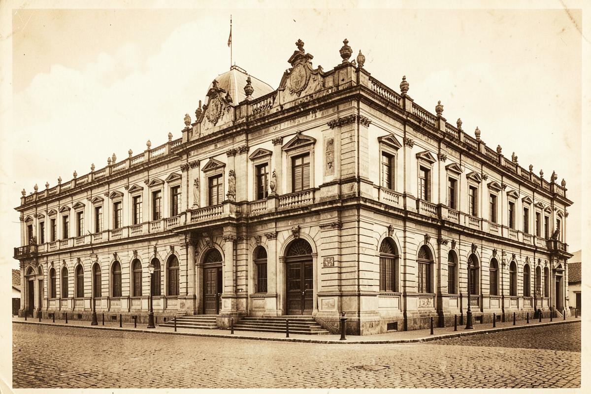 Palácio maçônico do século XIX no Rio de Janeiro, sede histórica do Grande Oriente do Brasil